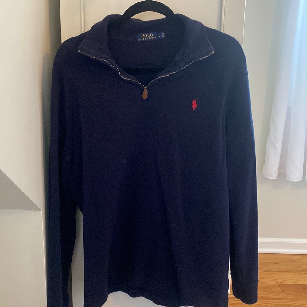 Navy Blue Ralph Lauren Quarter-Zip